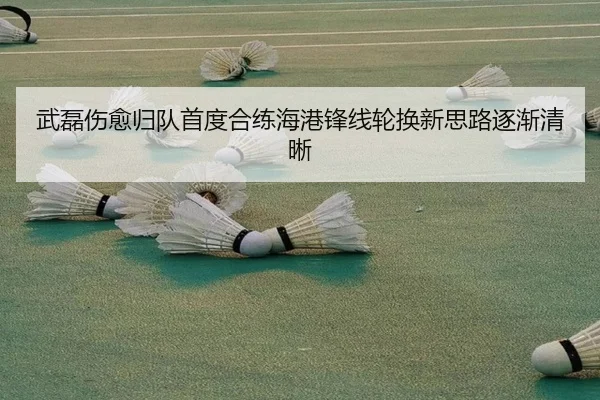 武磊伤愈归队首度合练海港锋线轮换新思路逐渐清晰